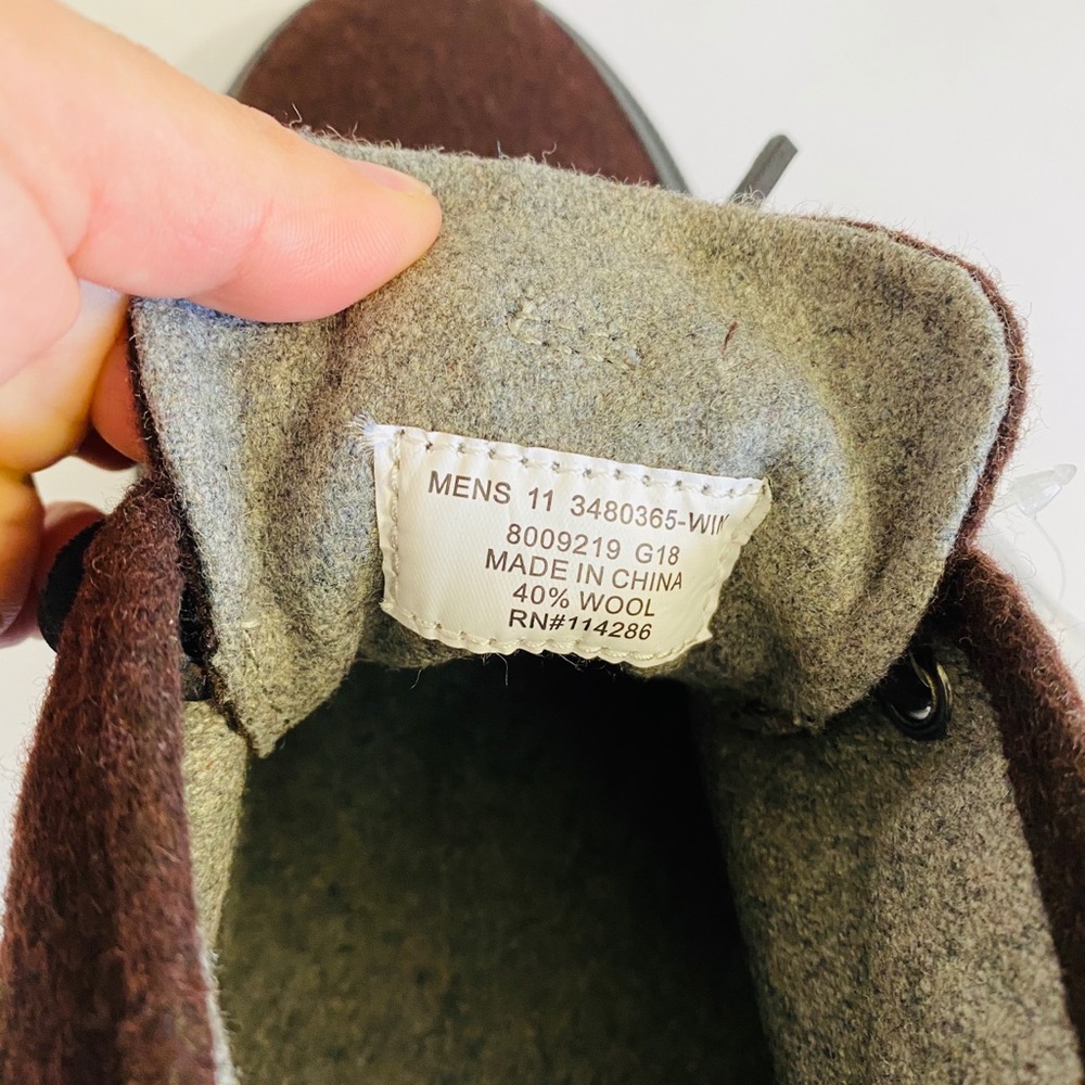 BRAND NEW FRYE men Ludlow high sneaker shoes wool - Picture 8 of 8